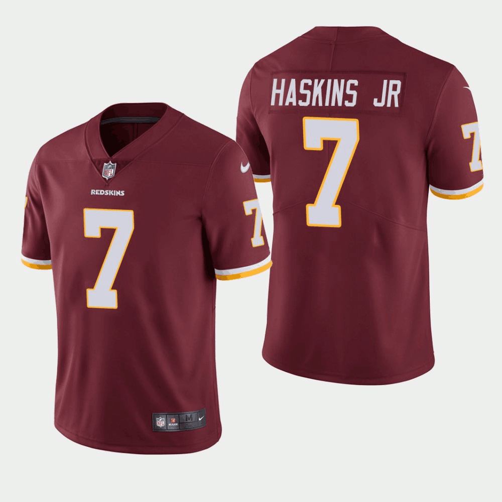 Men's Washington Redskins #7 Dwayne Haskins JR Red Vapor Untouchable Limited NFL Stitched Jersey